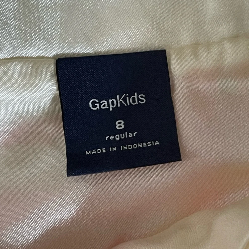 Gap kids girls wool lined fall winter pink plaid skirt 8